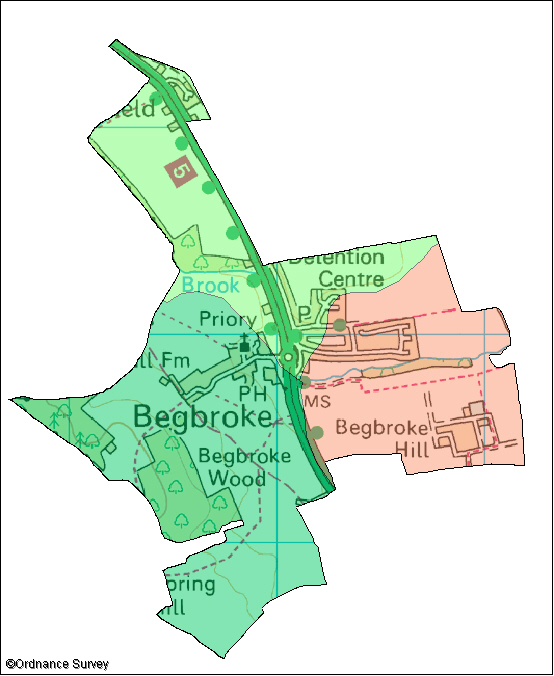 Begbroke Image Map