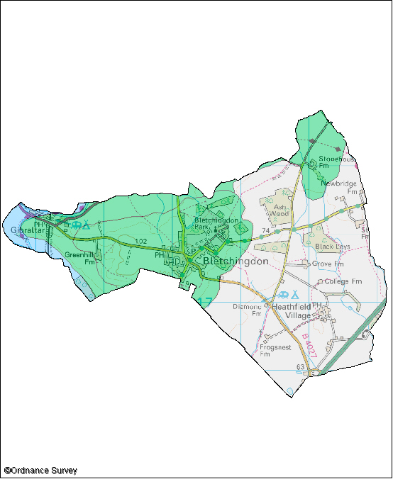 Bletchingdon Image Map