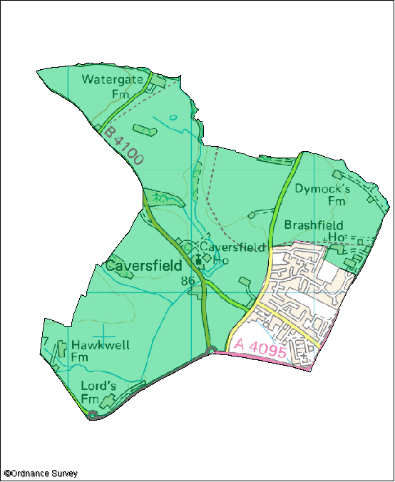 Caversfield Image Map
