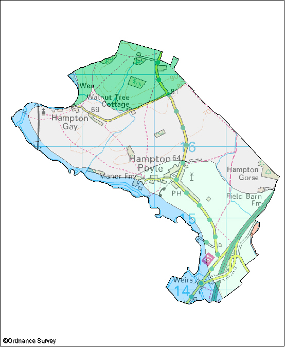 Hampton Gay and Poyle Image Map