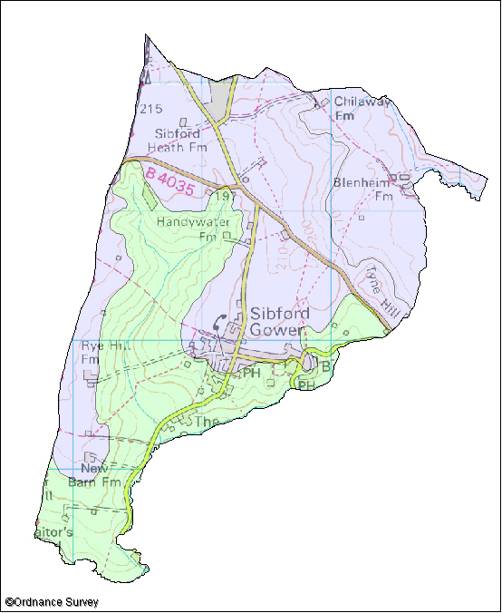 Sibford Gower Image Map