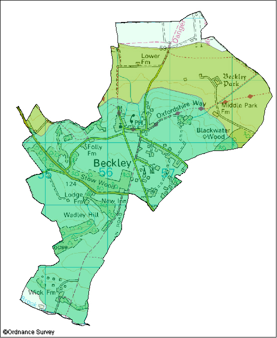 Beckley and Stowood Image Map