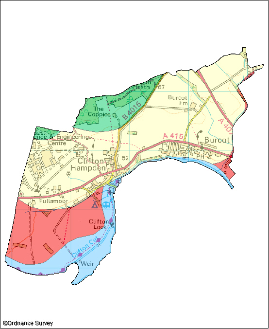 Clifton Hampden Image Map