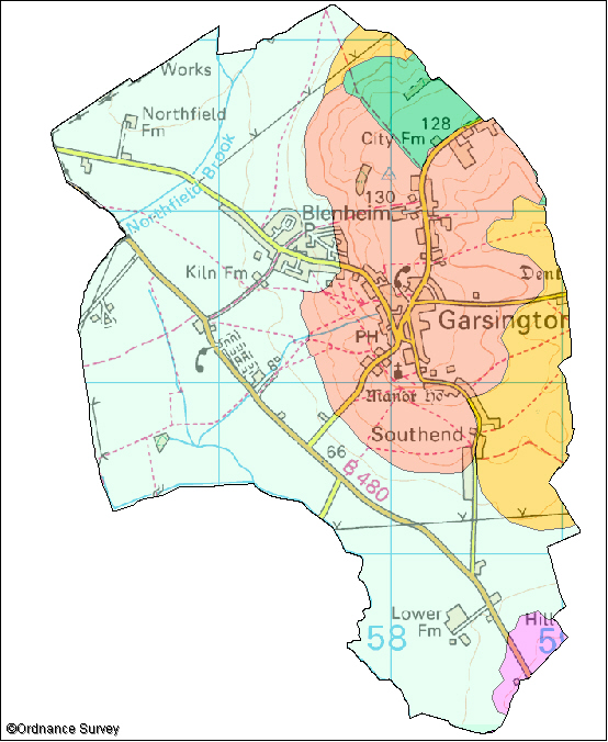 Garsington Image Map