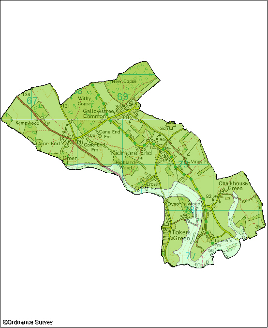 Kidmore End Image Map