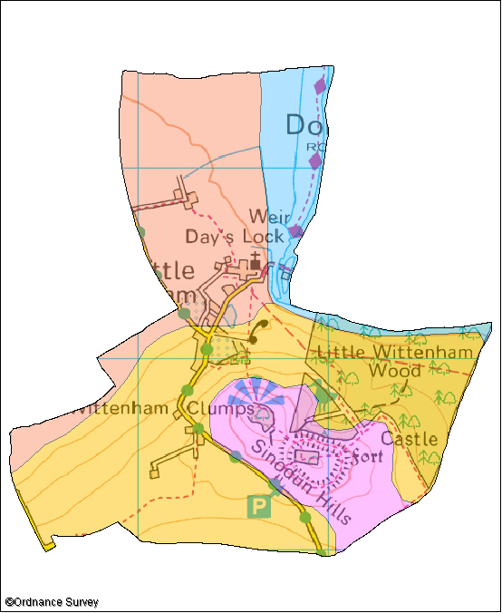 Little Wittenham Image Map