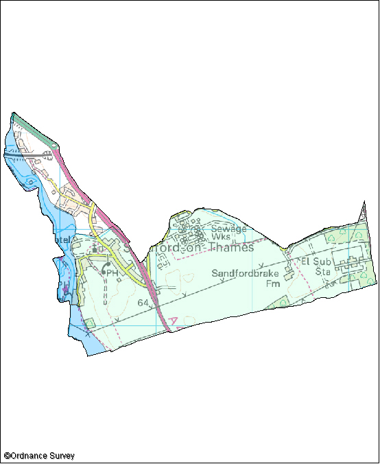 Sandford-on-Thames Image Map