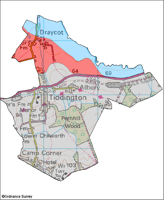 Tiddington-with-Albury Image Map