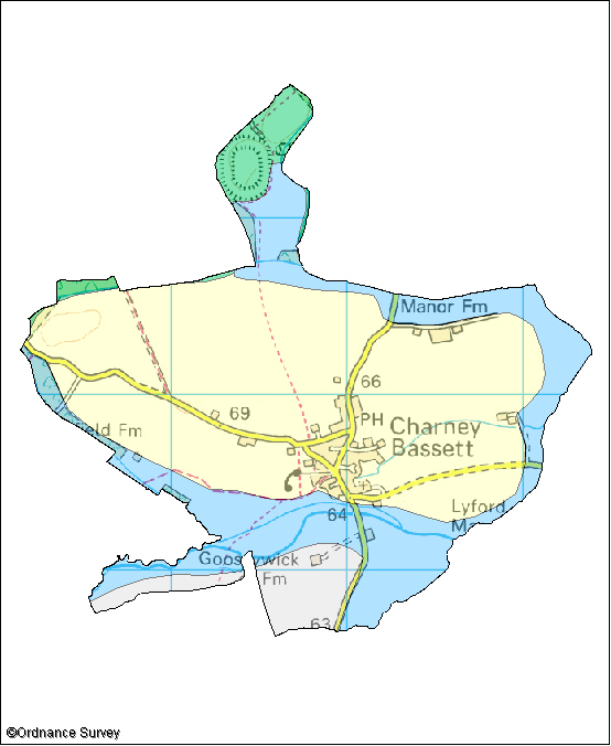 Charney Bassett Image Map