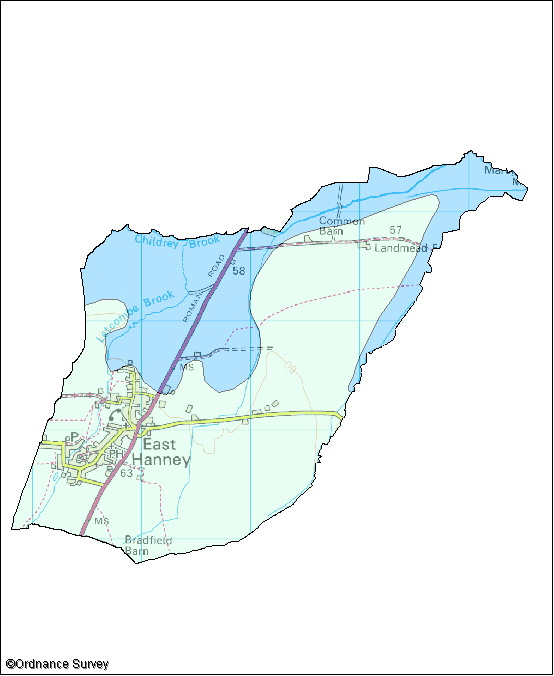 East Hanney Image Map