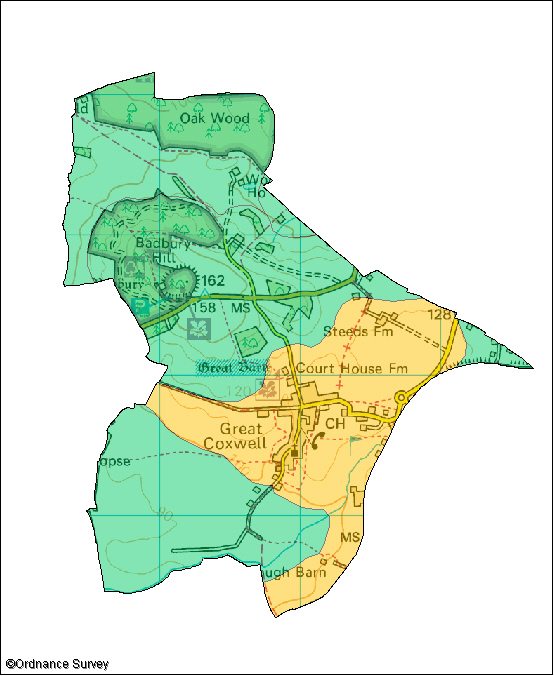 Great Coxwell Image Map