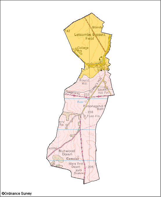 Letcombe Bassett Image Map