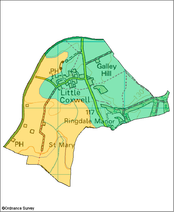 Little Coxwell Image Map