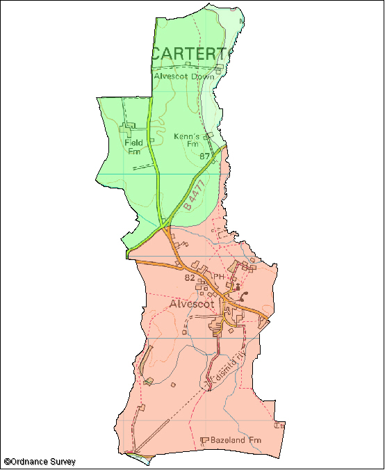 Alvescot Image Map
