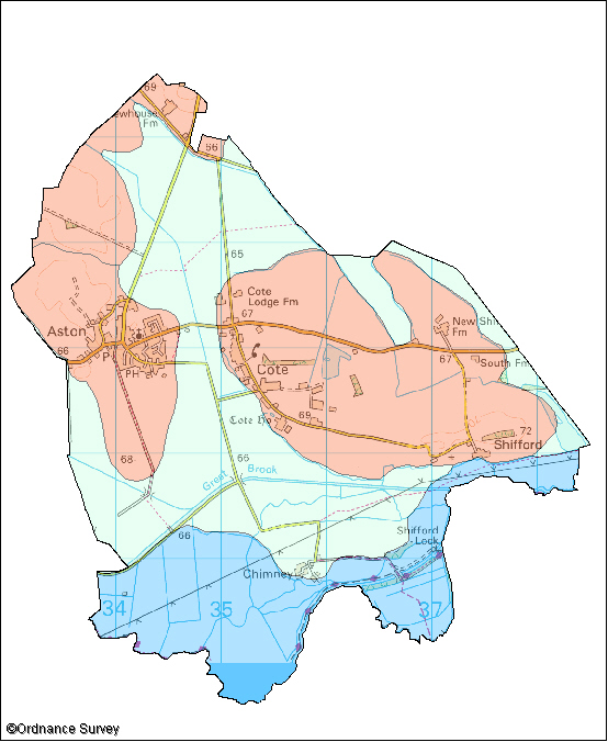 Aston Cote Shifford and Chimney Image Map