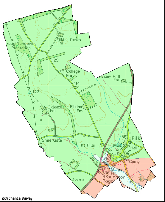 Filkins and Broughton Poggs Image Map