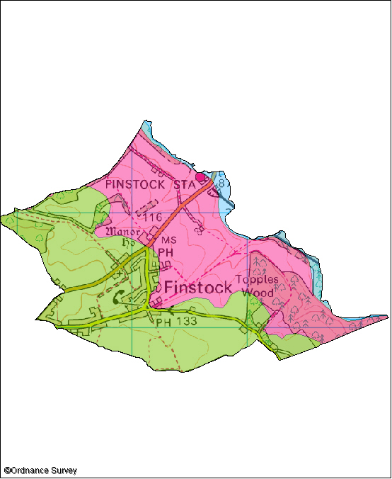 Finstock Image Map