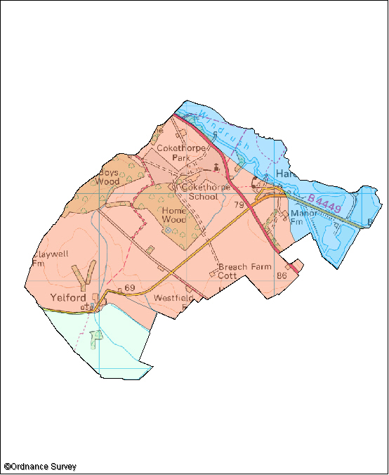Hardwick-with-Yelford Image Map