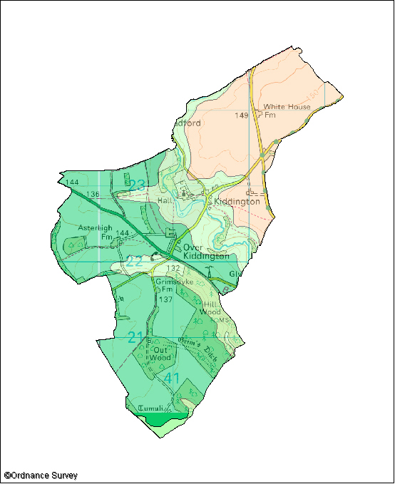 Kiddington with Asterleigh Image Map