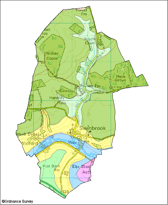 Swinbrook and Widford Image Map