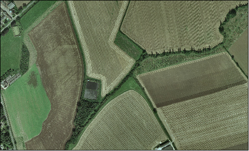 Vale Farmland Aerial View