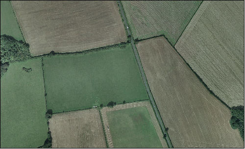 Farmland Plateau Aerial View