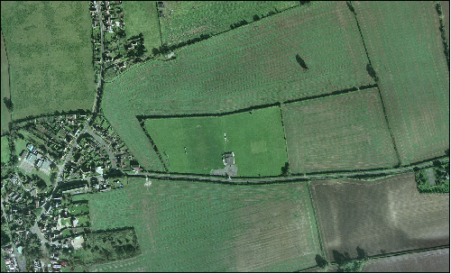 Lowland Village Farmlands Aerial View