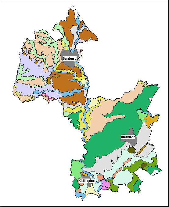 Cherwell Landscape Types Image Map