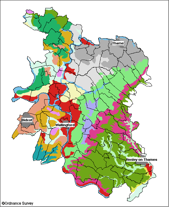South Oxfordshire Parishes Image Map
