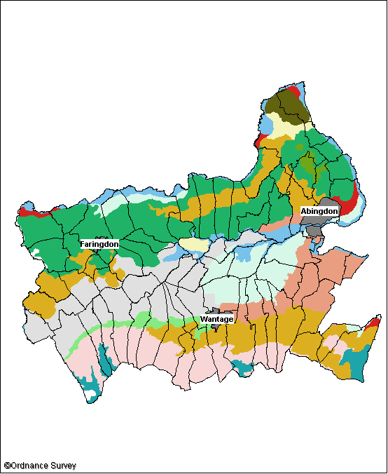 Vale of White Horse Parishes Image Map